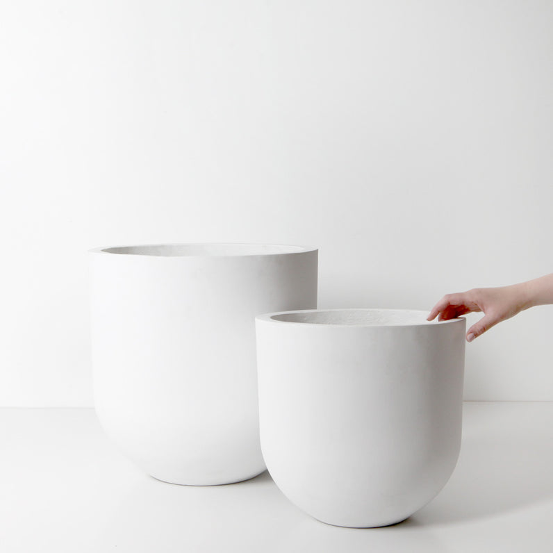 Santorini Plant Pot - White