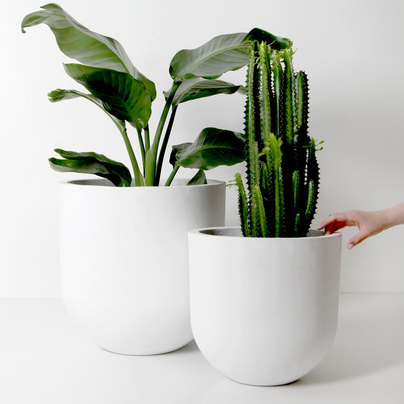 Santorini Plant Pot - White