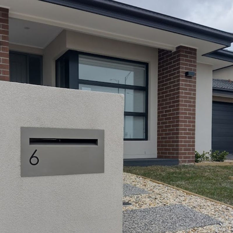 Palazzo A4 Brick Letterbox - Stainless Steel