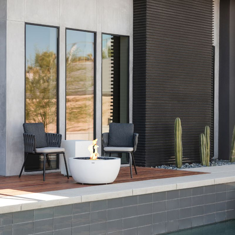 Pod 30 Ethanol Fire Pit - Bone