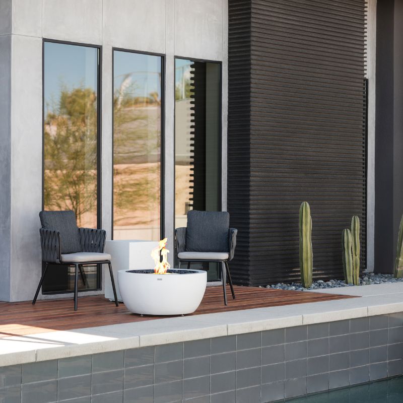 Pod 30 Ethanol Fire Pit - Bone