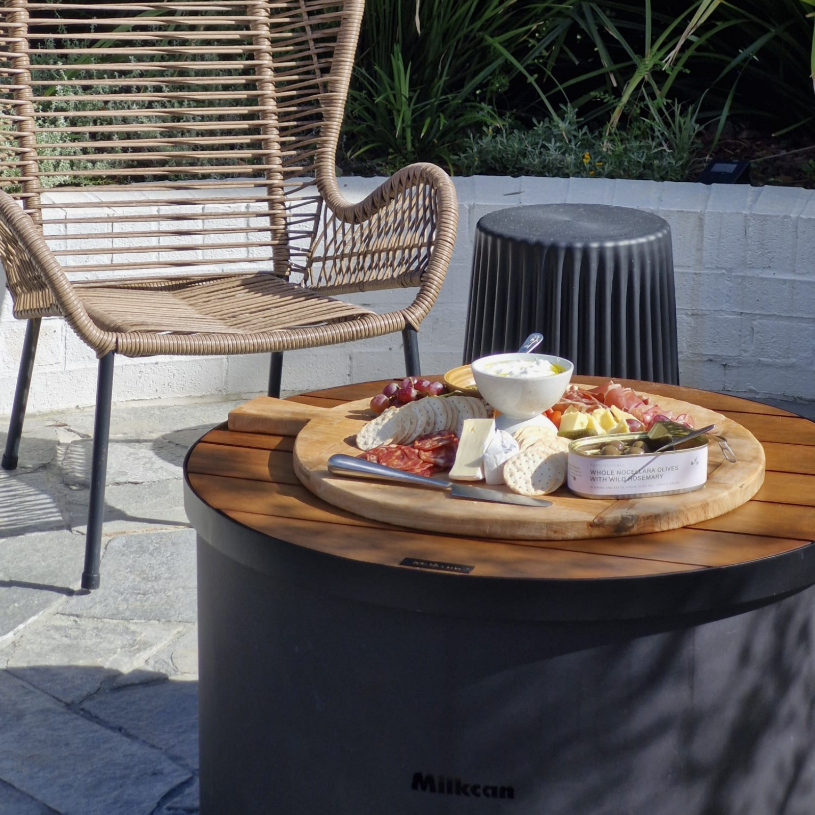 Fire Pit Timber Table 70