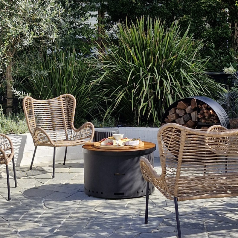 Fire Pit Timber Table 70
