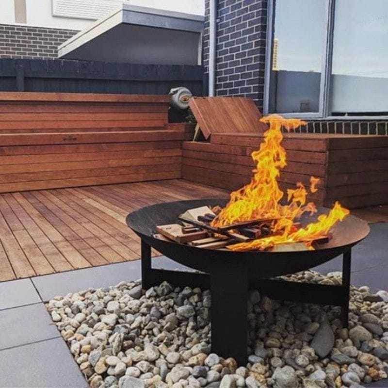 Sierra 80 Black Fire Pit