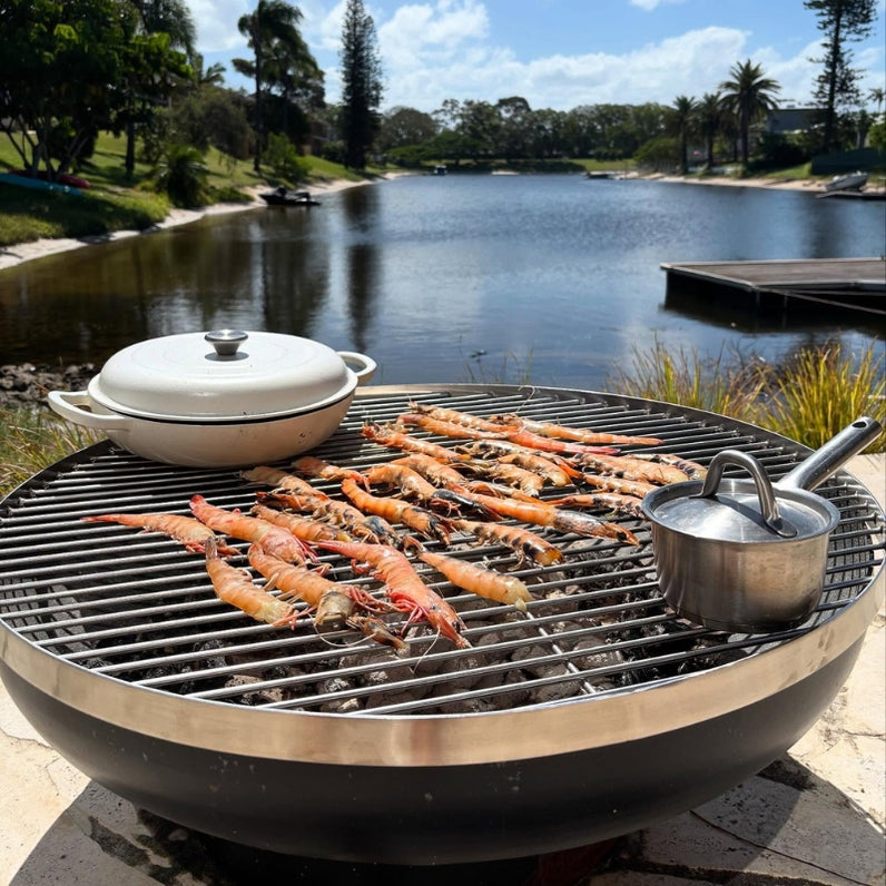 Fire Pit Stainless Steel Grill 90