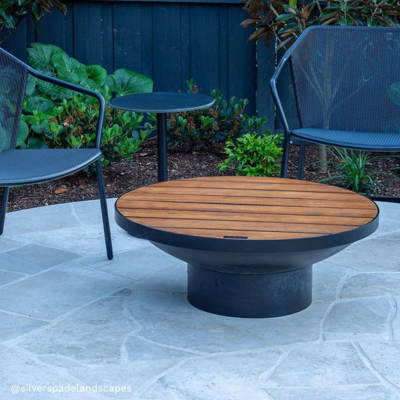 Fire Pit Timber Table 80