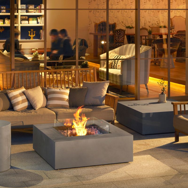 Base 40 Ethanol Fire Pit - Natural