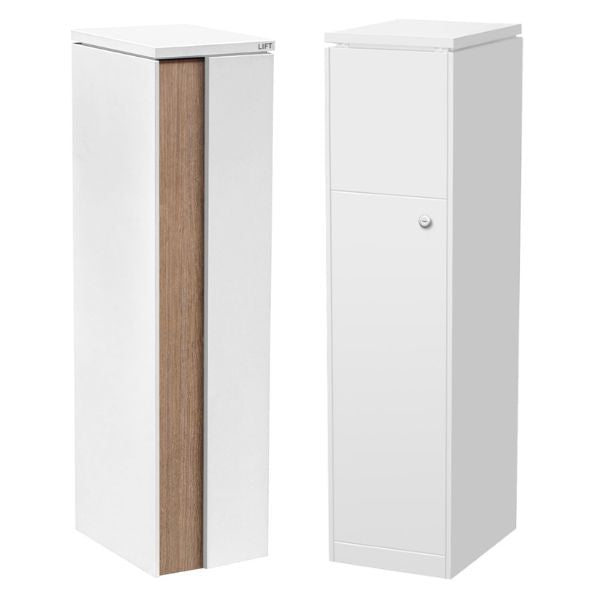 Camden Large Parcel Pillar Letterbox - White