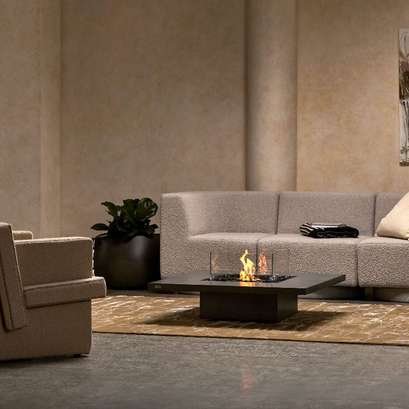 Vertigo 40 Ethanol Fire Table - Graphite
