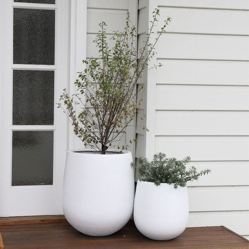 Malibu Plant Pot - White