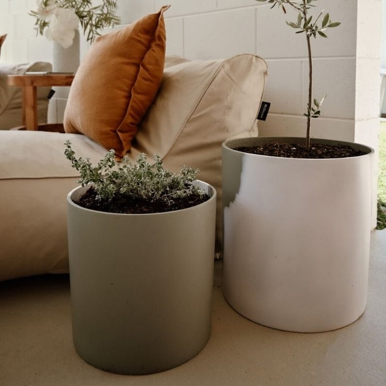 Byron Plant Pot - White Sage