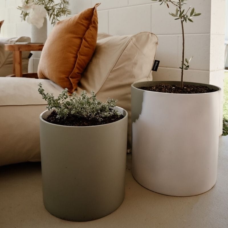 Byron Plant Pot - White Sage