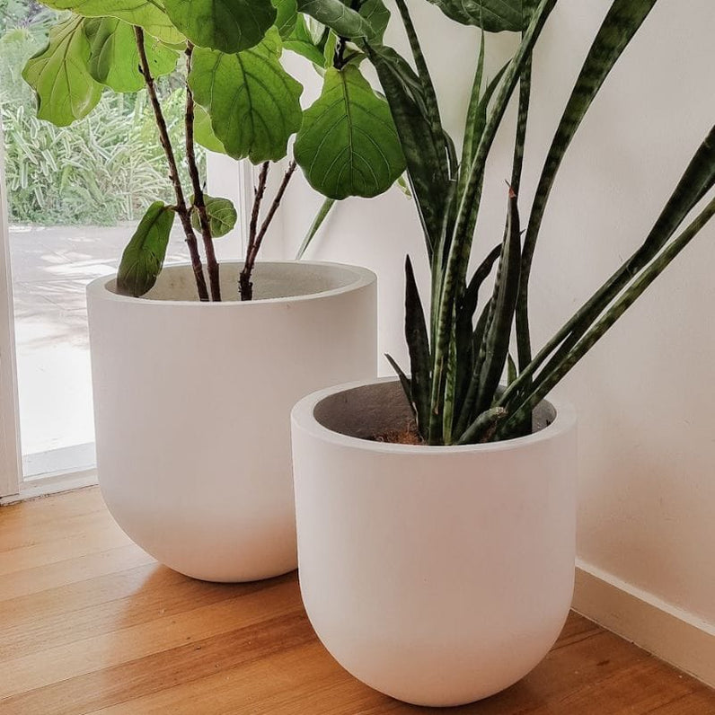 Santorini Plant Pot - White
