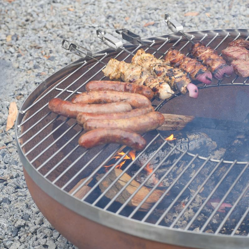 Fire Pit Stainless Steel Grill 90