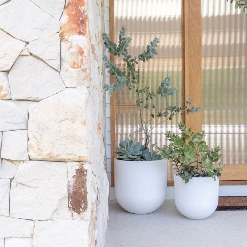Santorini Plant Pot - White