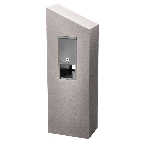 Monaco Pillar Letterbox - Mocca