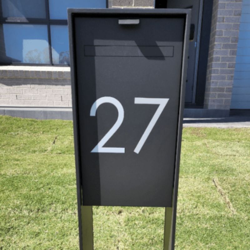 Decal Sticker House Numbers 150mm - Reflective