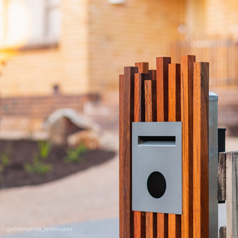 Soho Fence/Brick Letterbox - Stainless Steel