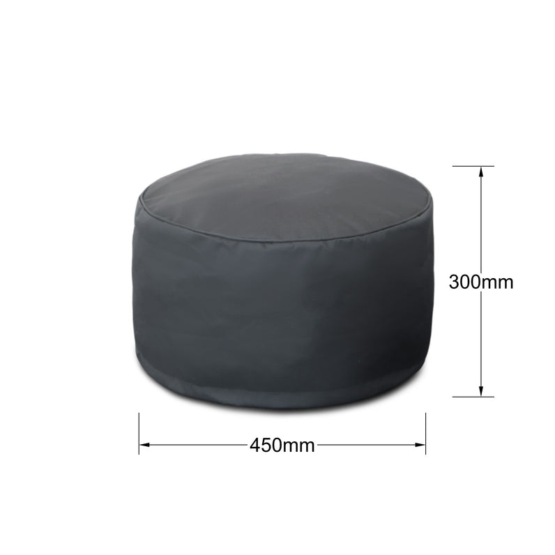 Luxury Outdoor Round Ottoman Cover