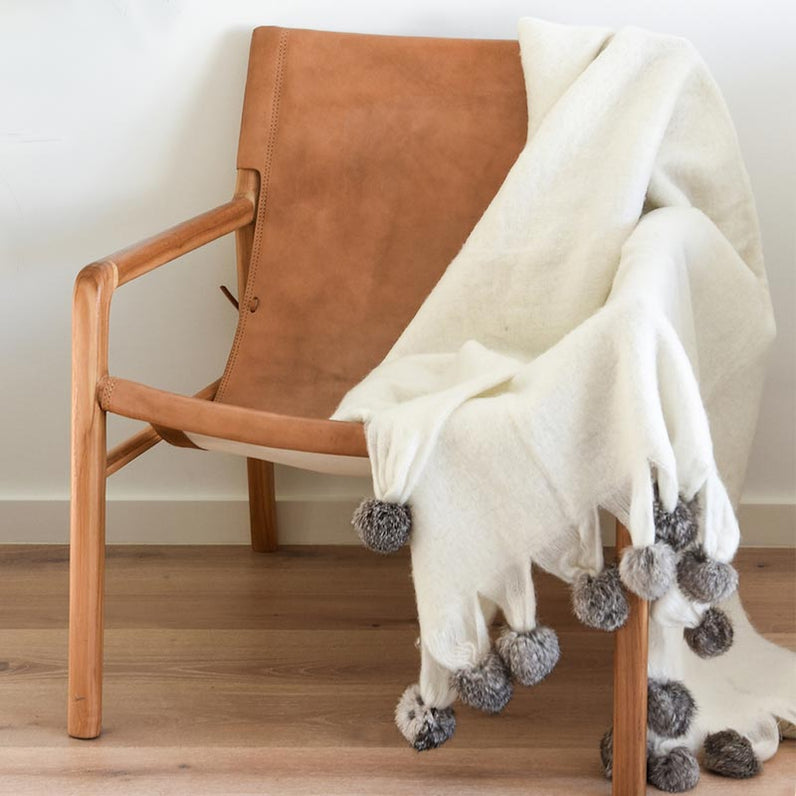 Anouk Pom Pom Throw Blanket