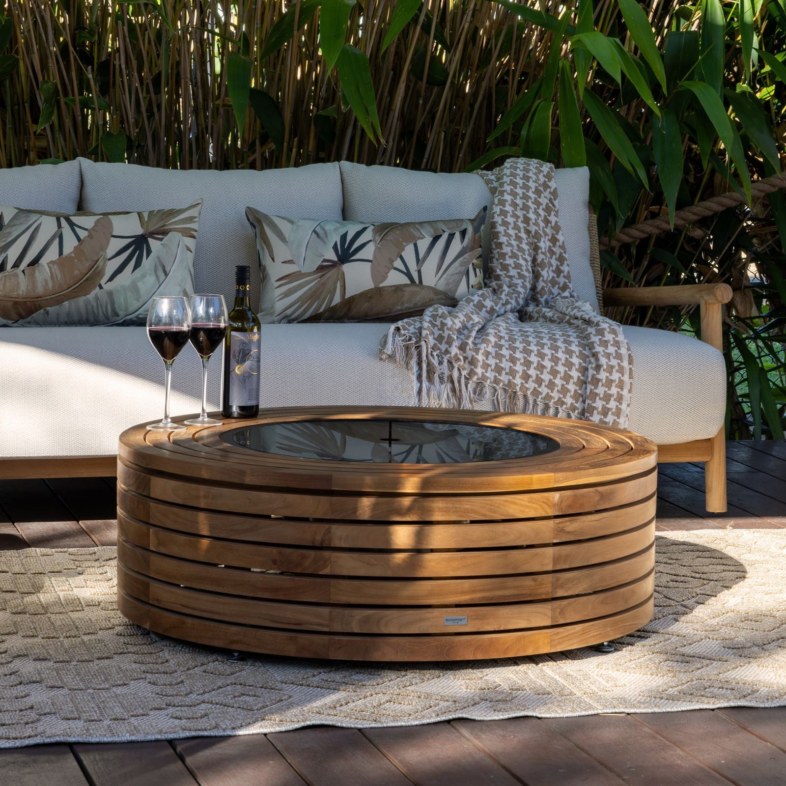Ark 40 Ethanol Fire Pit - Teak