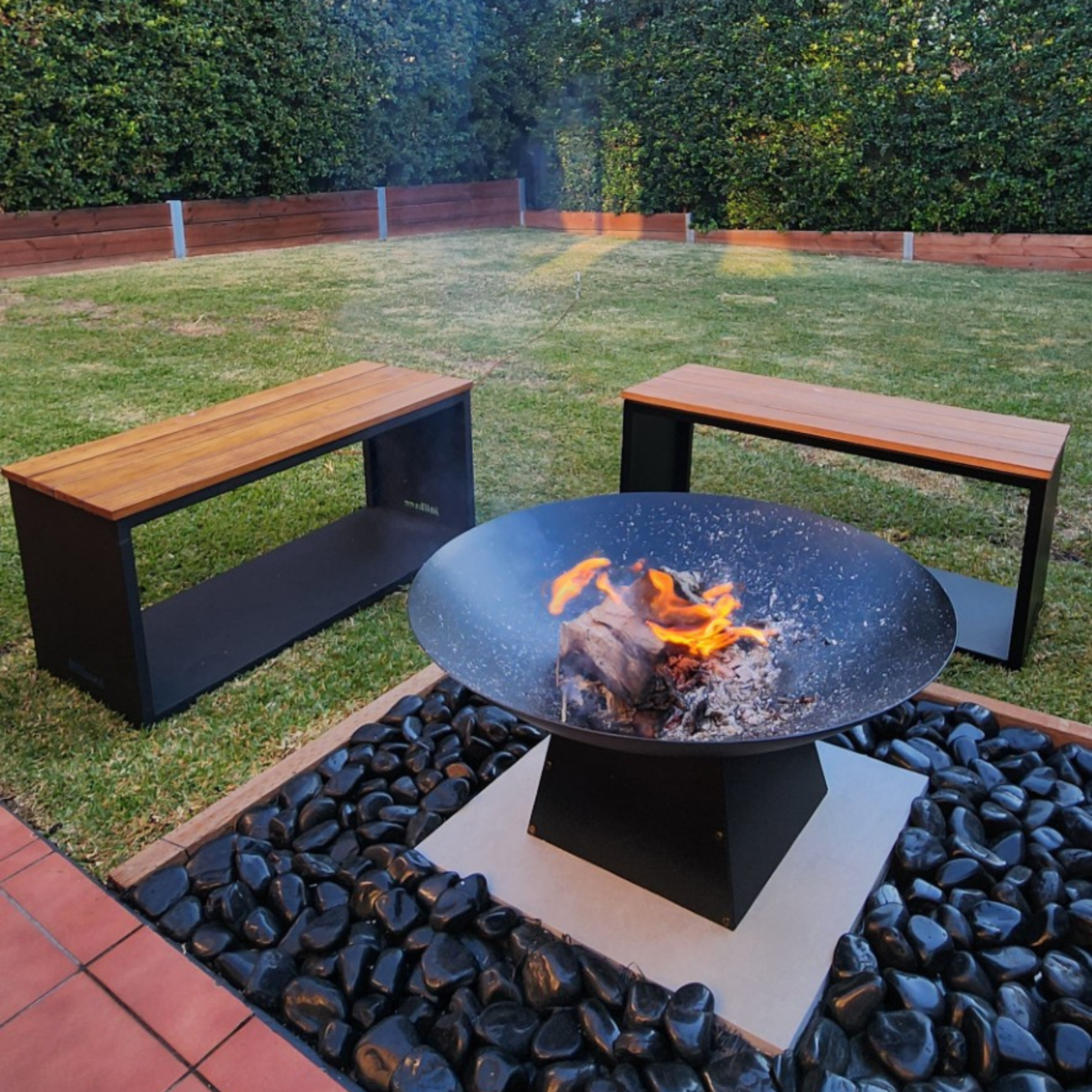 Marrakesh 80 Black Fire Pit
