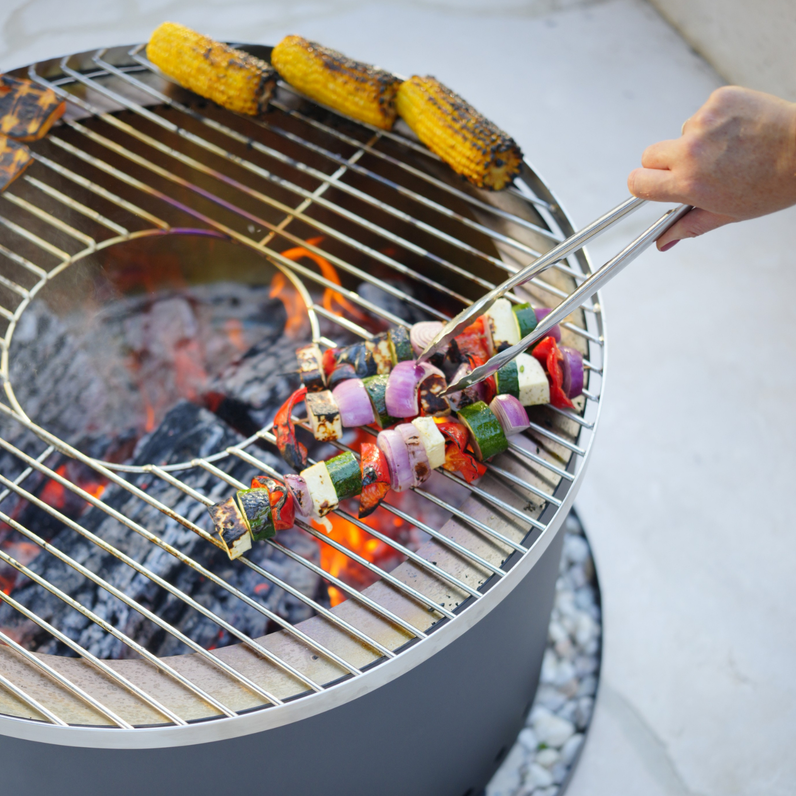 Fire Pit Stainless Steel Grill 70