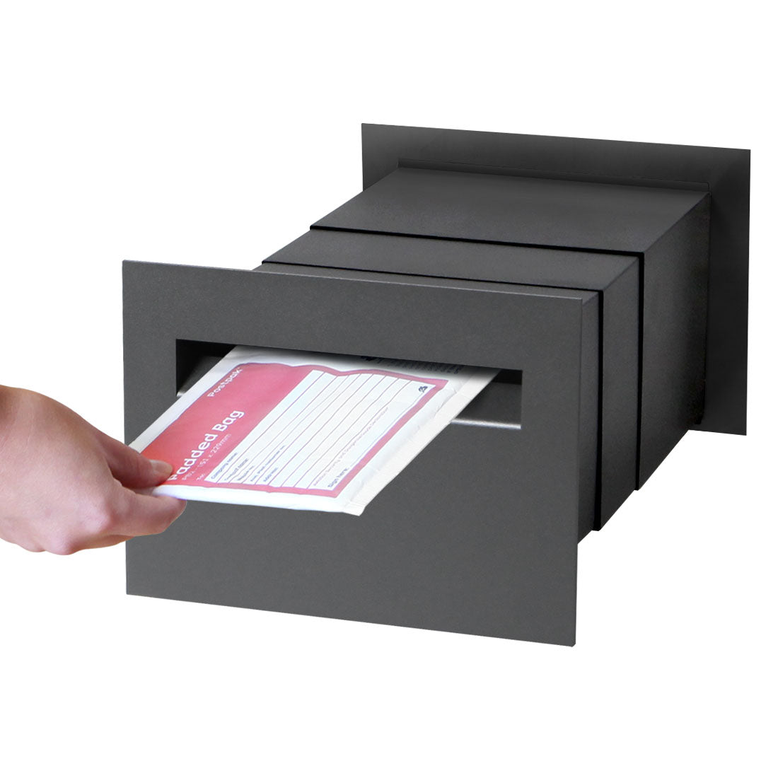 Chelsea Brick Letterbox - Black