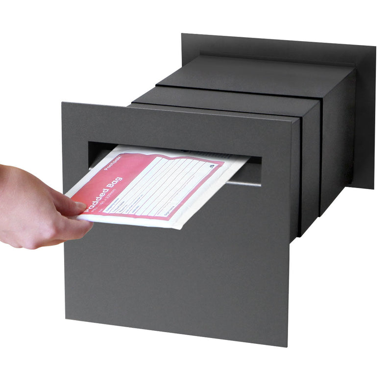 Mayfair Brick Letterbox - White