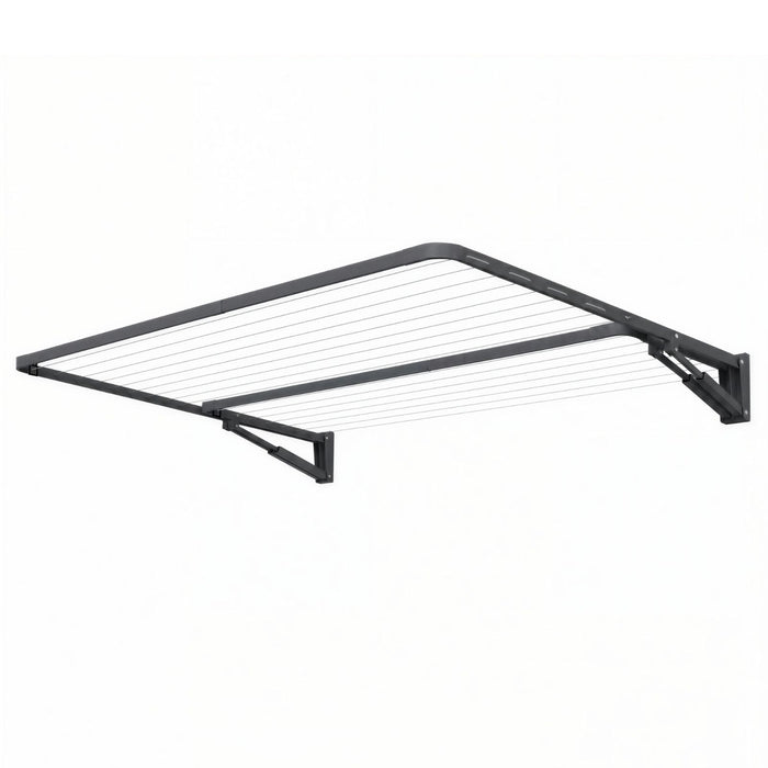 16 Line Double Folding Wall Mount Clothesline