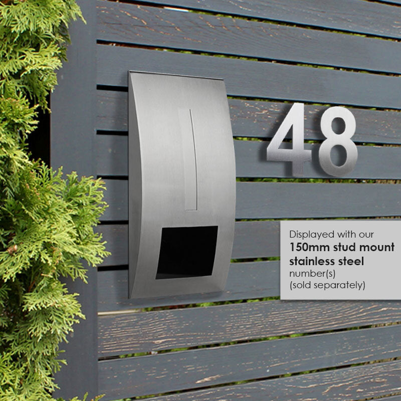 Stud Mount Bold House Numbers 150mm