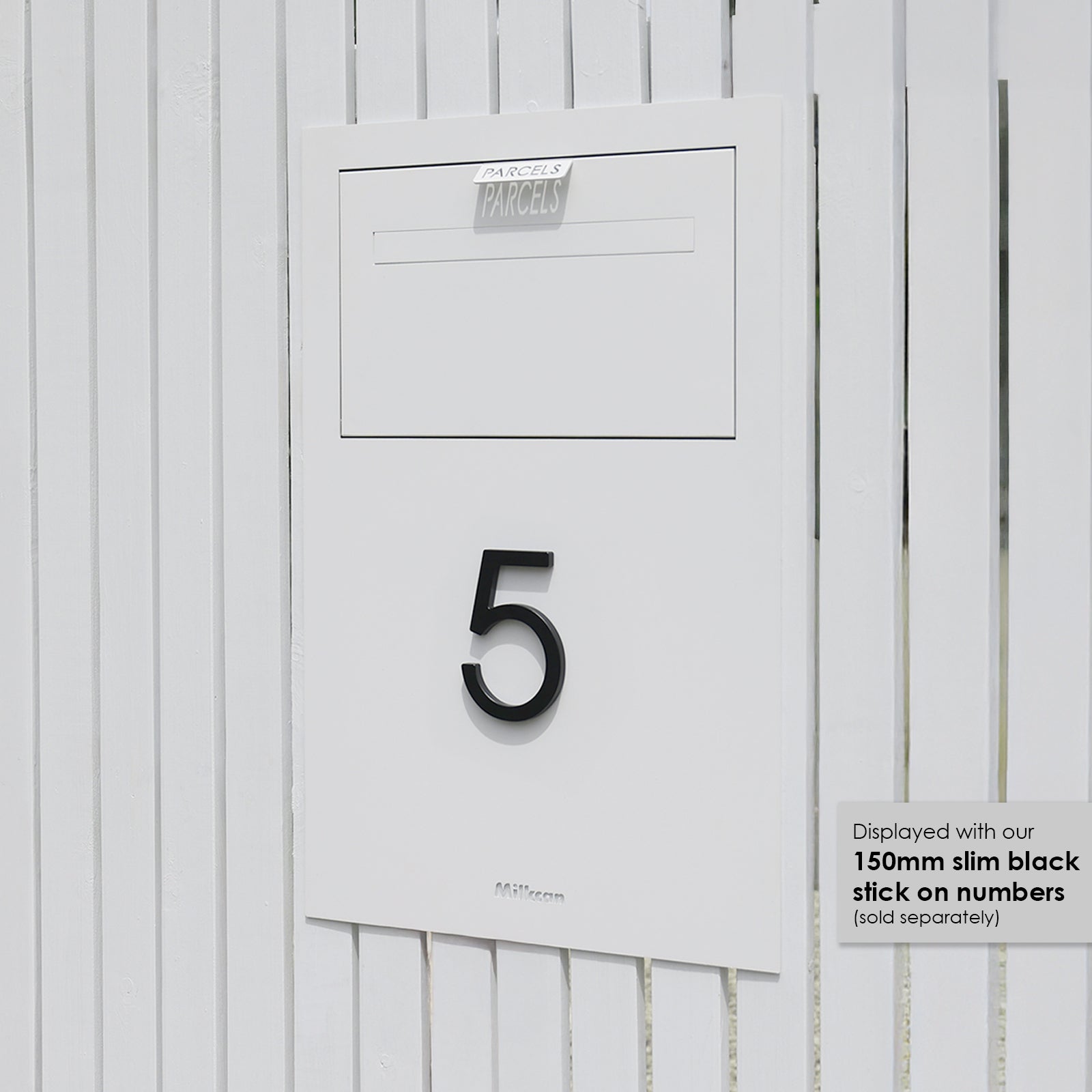 Zurich Slim Parcel Fence Letterbox