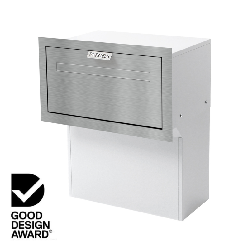 Geneva Parcel Fence/Brick Letterbox - Stainless Steel