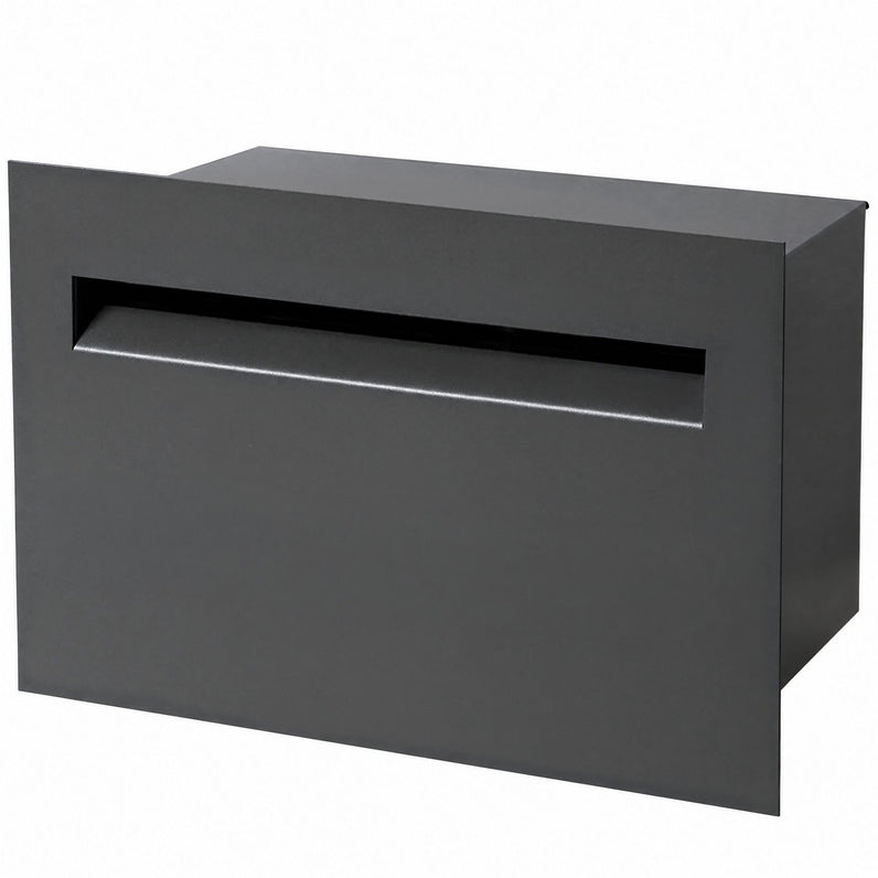 Palazzo Large A4 Fence Letterbox - Charcoal