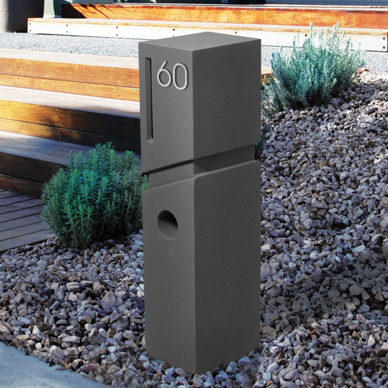 Stick on Slim House Numbers 75mm - Stainless Steel