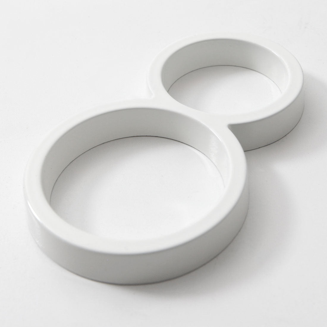 Stud Mount House Numbers 125mm - White