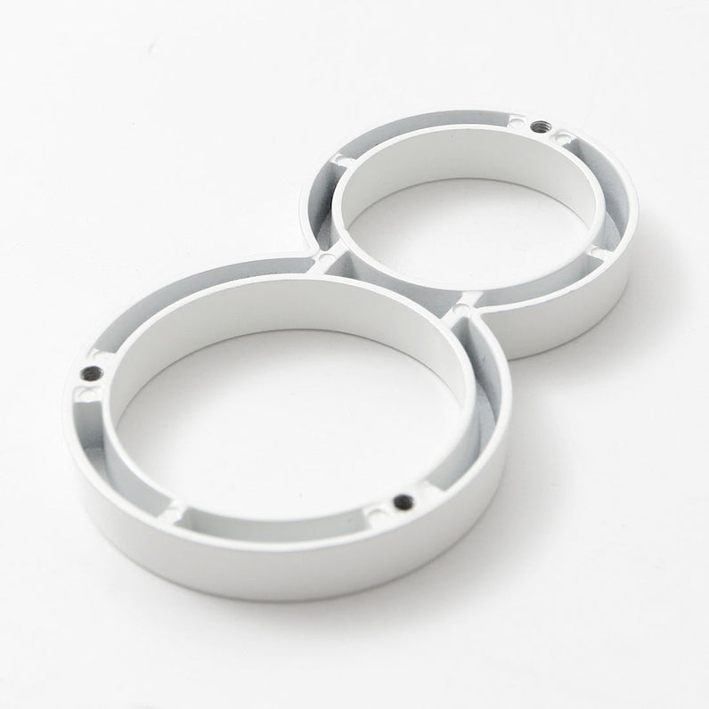Stud Mount House Numbers 125mm - White
