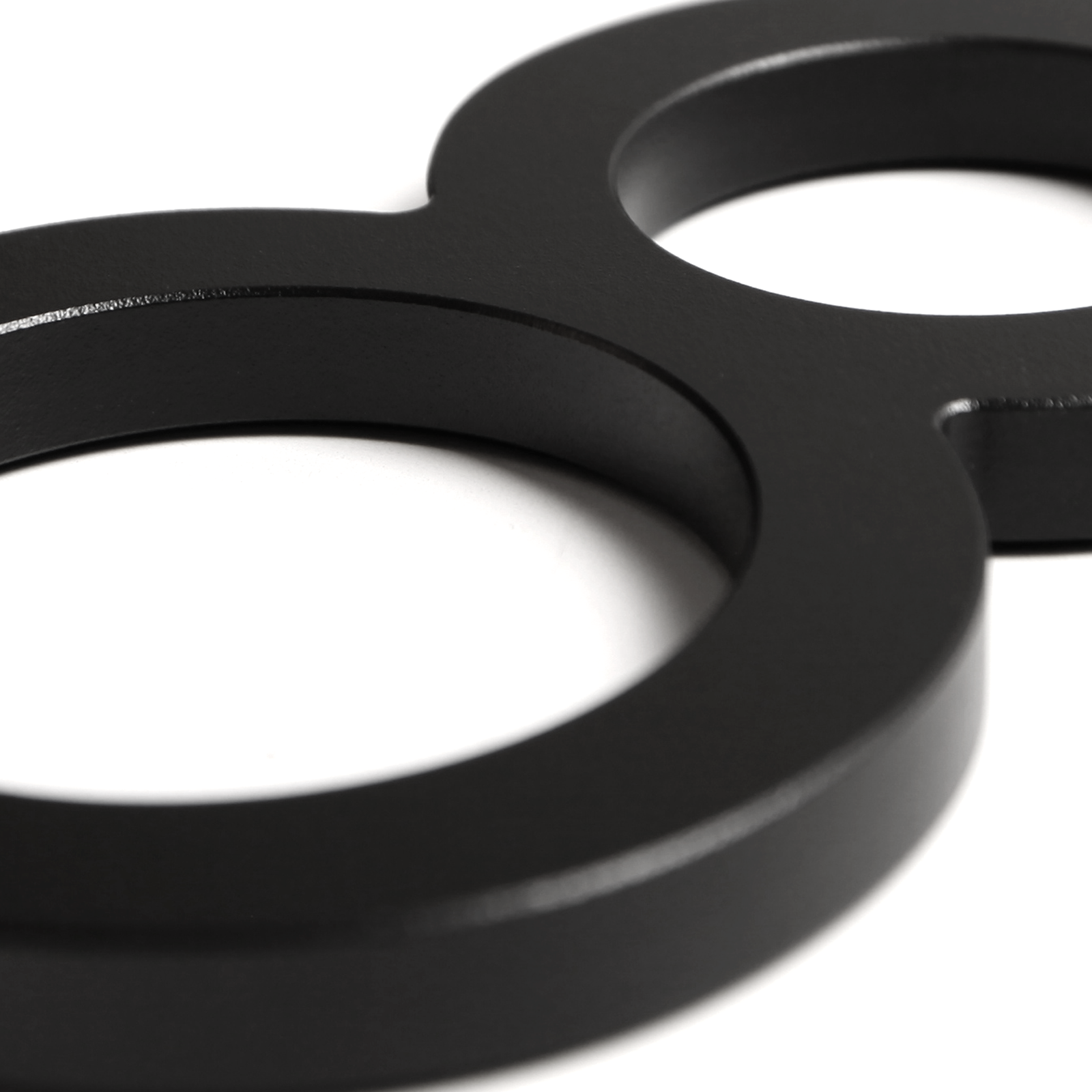 Stick on Slim Aluminium House Numbers 150mm - Black