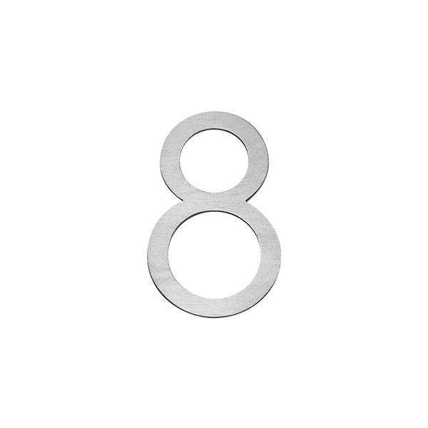 3 Inch Stainless Steel House Numbers Sticker – Self-Adhesive Metal Address Sign, Easy Peel & Stick, For Mailbox, Door, Window, Or Wall - View #11