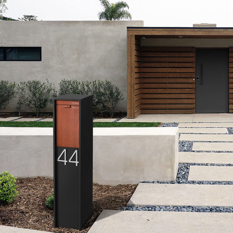Stick on Slim House Numbers 120mm - Stainless Steel