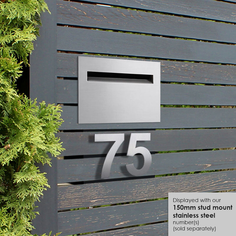 Stud Mount Bold House Numbers 150mm