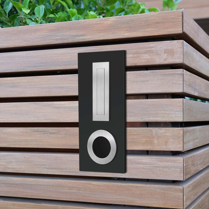 Oxford Fence/Brick Letterbox - Charcoal