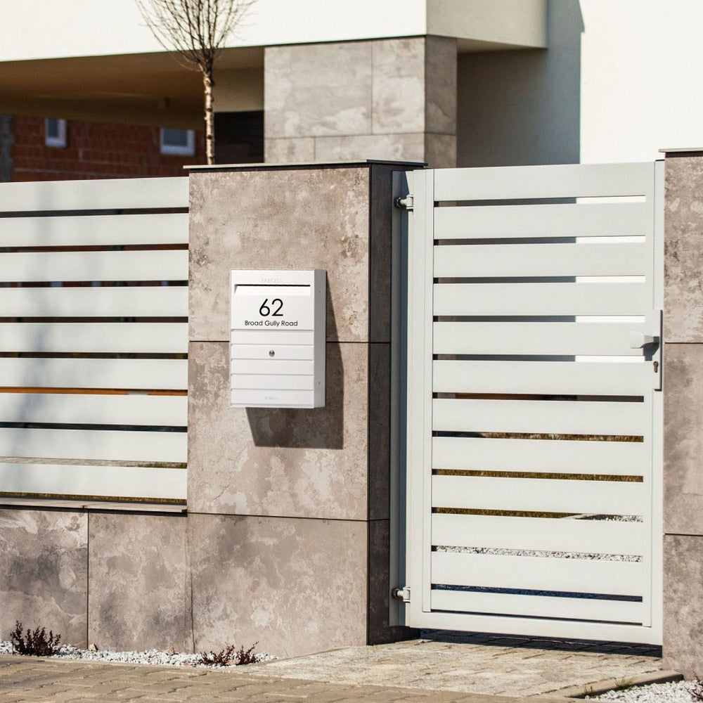 Small Inbuilt Letterbox Wall Mounted Letterboxes - Designer Wall Mount Letterboxes for Sale