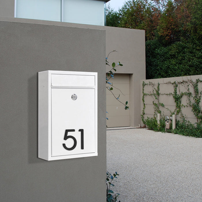 Milton Brick In Wall Mounted Letterbox