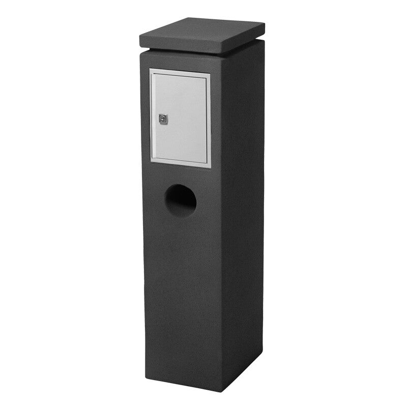 Corby Pillar Letterbox - White