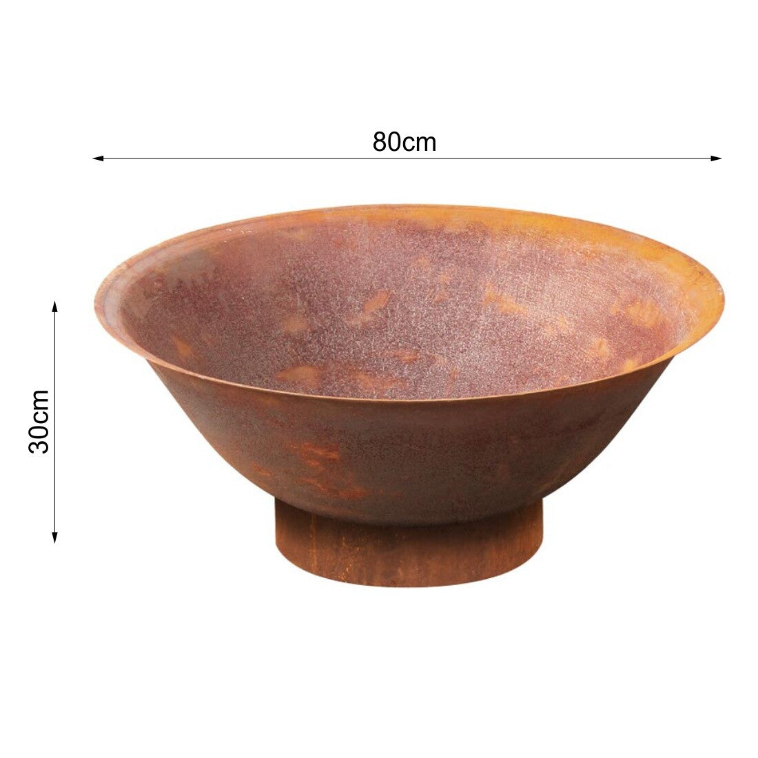 Dakota 80 Rust Fire Pit