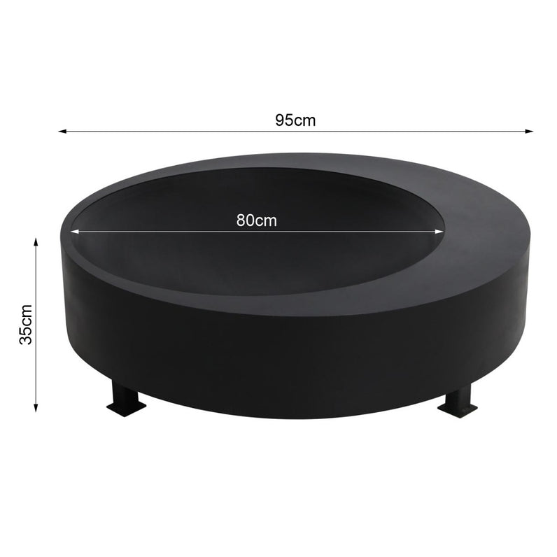 Montana 100 Black Fire Pit