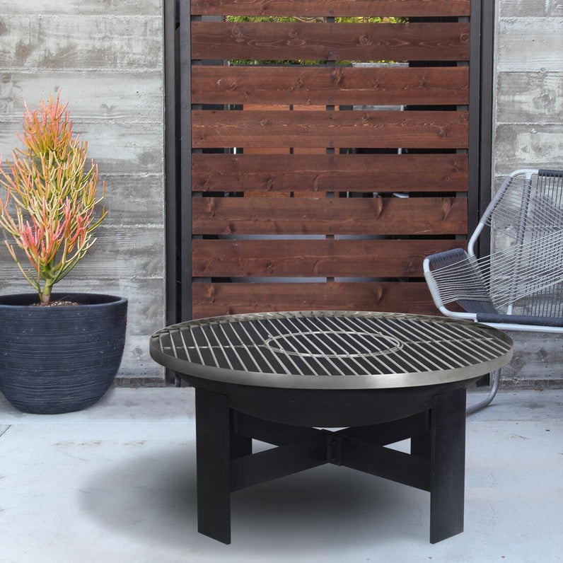 Fire Pit Stainless Steel Grill 80