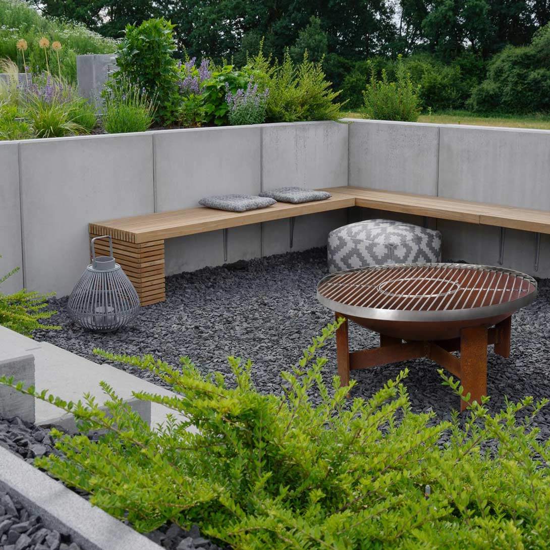 Fire Pit Stainless Steel Grill 80