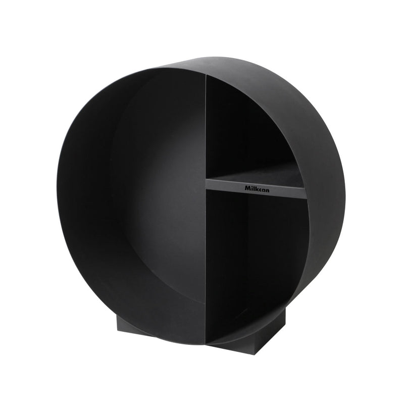 Round Firewood Storage - Black